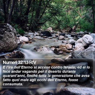 Numeri 32:13 RIV Bible Verse Image