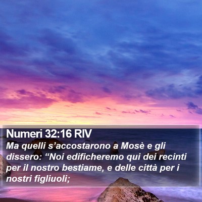 Numeri 32:16 RIV Bible Verse Image
