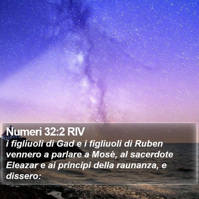 Numeri 32:2 RIV Bible Verse Image