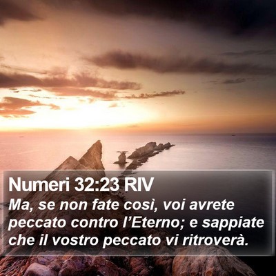 Numeri 32:23 RIV Bible Verse Image