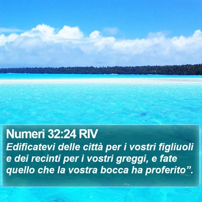 Numeri 32:24 RIV Bible Verse Image