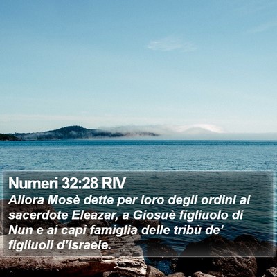 Numeri 32:28 RIV Bible Verse Image