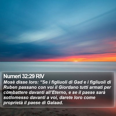 Numeri 32:29 RIV Bible Verse Image