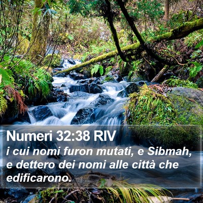 Numeri 32:38 RIV Bible Verse Image