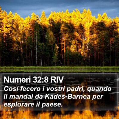 Numeri 32:8 RIV Bible Verse Image