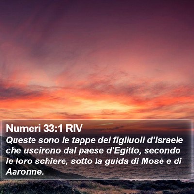 Numeri 33:1 RIV Bible Verse Image