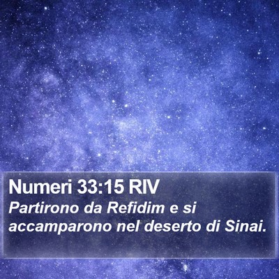 Numeri 33:15 RIV Bible Verse Image