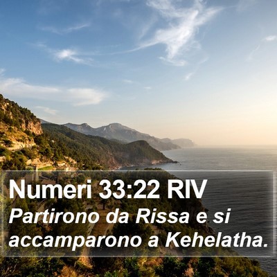 Numeri 33:22 RIV Bible Verse Image