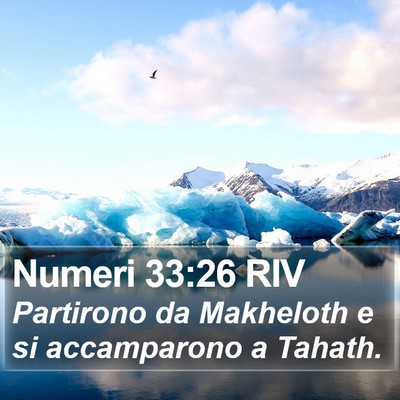 Numeri 33:26 RIV Bible Verse Image