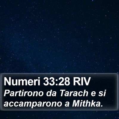 Numeri 33:28 RIV Bible Verse Image