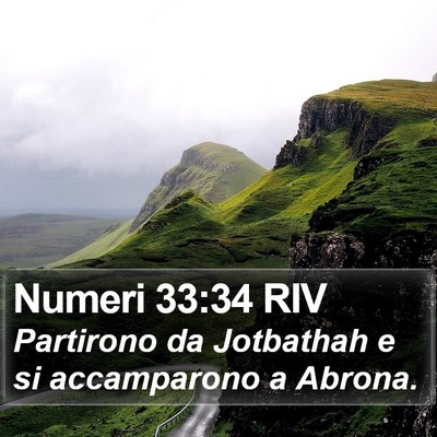 Numeri 33:34 RIV Bible Verse Image