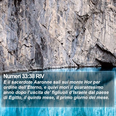 Numeri 33:38 RIV Bible Verse Image