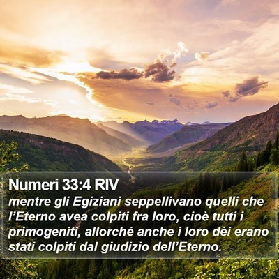 Numeri 33:4 RIV Bible Verse Image
