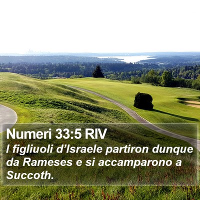 Numeri 33:5 RIV Bible Verse Image