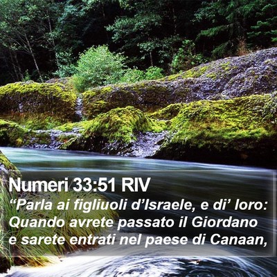 Numeri 33:51 RIV Bible Verse Image