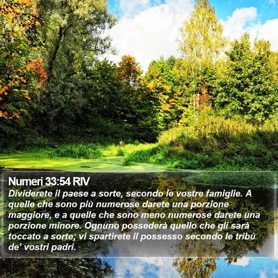 Numeri 33:54 RIV Bible Verse Image