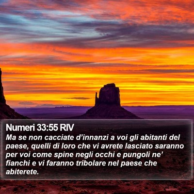 Numeri 33:55 RIV Bible Verse Image