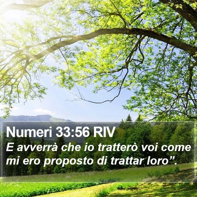 Numeri 33:56 RIV Bible Verse Image