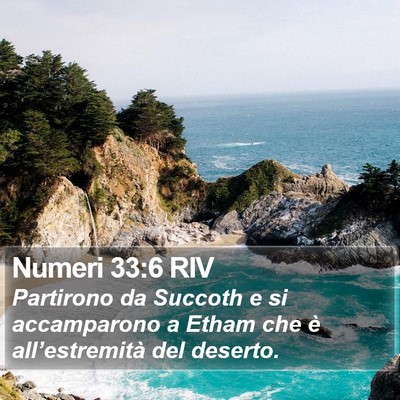 Numeri 33:6 RIV Bible Verse Image