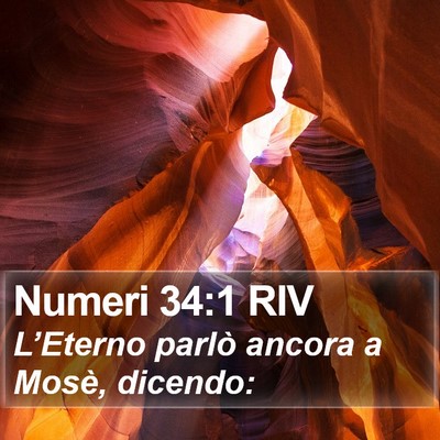 Numeri 34:1 RIV Bible Verse Image