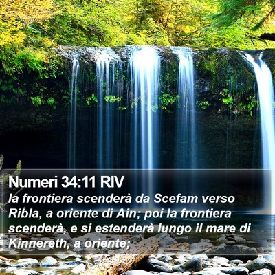 Numeri 34:11 RIV Bible Verse Image