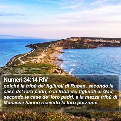 Numeri 34:14 RIV Bible Verse Image