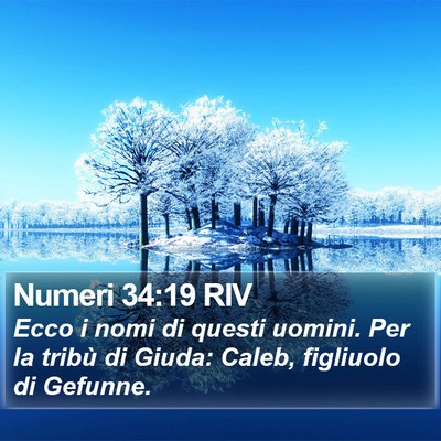 Numeri 34:19 RIV Bible Verse Image