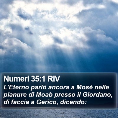 Numeri 35:1 RIV Bible Verse Image