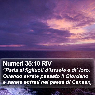 Numeri 35:10 RIV Bible Verse Image