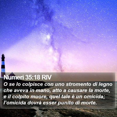 Numeri 35:18 RIV Bible Verse Image