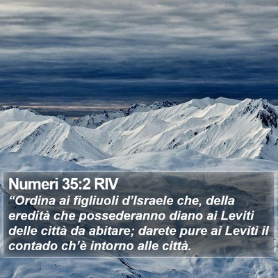 Numeri 35:2 RIV Bible Verse Image