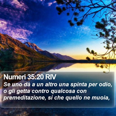 Numeri 35:20 RIV Bible Verse Image