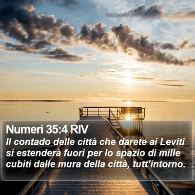 Numeri 35:4 RIV Bible Verse Image