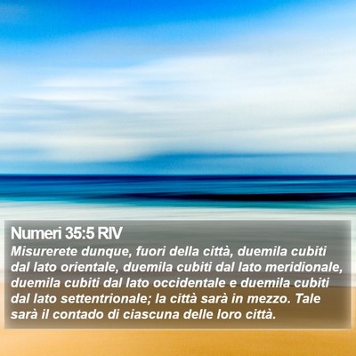 Numeri 35:5 RIV Bible Verse Image