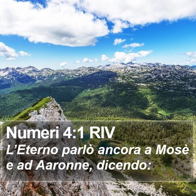 Numeri 4:1 RIV Bible Verse Image