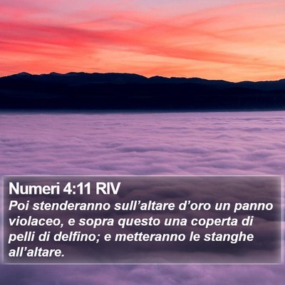 Numeri 4:11 RIV Bible Verse Image