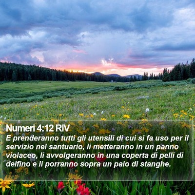 Numeri 4:12 RIV Bible Verse Image