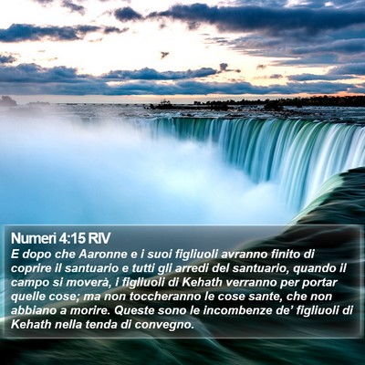 Numeri 4:15 RIV Bible Verse Image