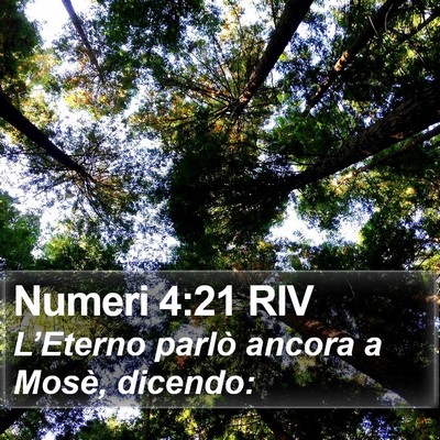 Numeri 4:21 RIV Bible Verse Image