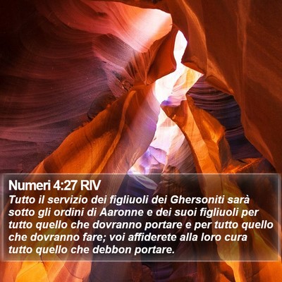Numeri 4:27 RIV Bible Verse Image