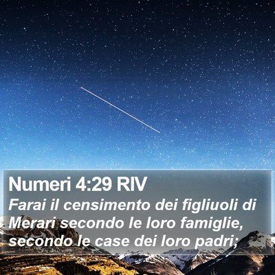 Numeri 4:29 RIV Bible Verse Image