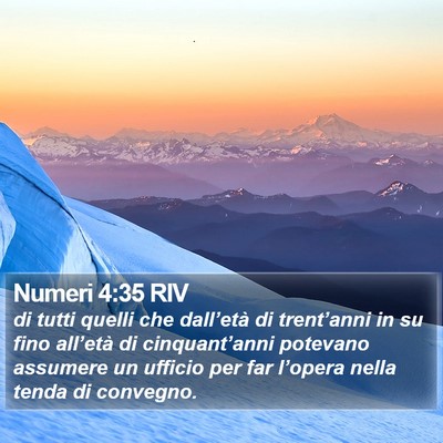 Numeri 4:35 RIV Bible Verse Image