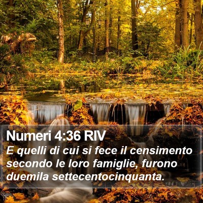 Numeri 4:36 RIV Bible Verse Image