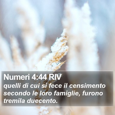 Numeri 4:44 RIV Bible Verse Image