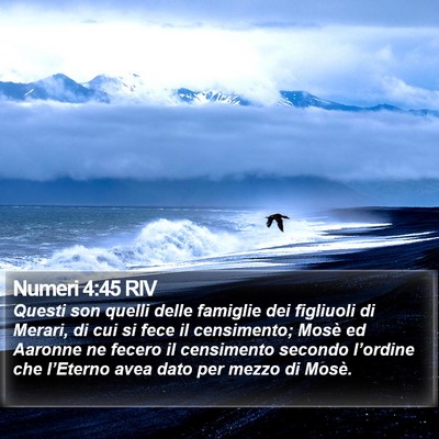 Numeri 4:45 RIV Bible Verse Image