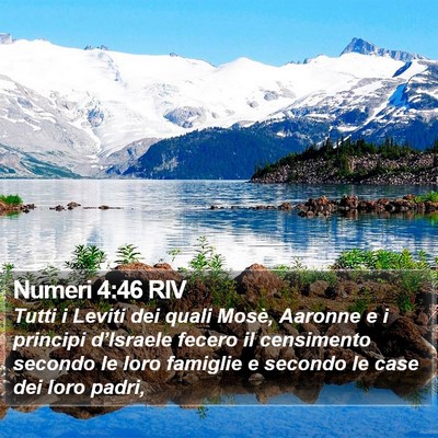 Numeri 4:46 RIV Bible Verse Image