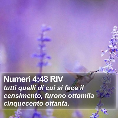 Numeri 4:48 RIV Bible Verse Image