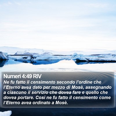 Numeri 4:49 RIV Bible Verse Image