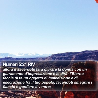Numeri 5:21 RIV Bible Verse Image