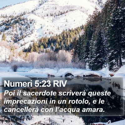 Numeri 5:23 RIV Bible Verse Image